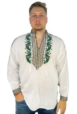 Bluza tip ie barbati RB 364, marime XL, alb/verde spring