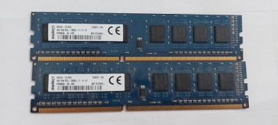 Kit 8 GB( 2 x 4 Gb ) KINGSTON DDR 3 PC3-12800 1600 MHz , Memorie PC Desktop foto