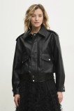 Answear Lab geaca culoarea negru, de tranzitie