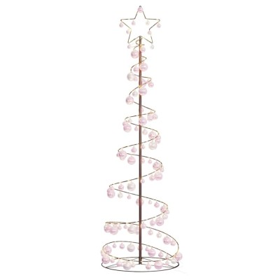 Pom de Crăciun cu LED-uri 120 LED-uri Alb Cald 180 cm foto