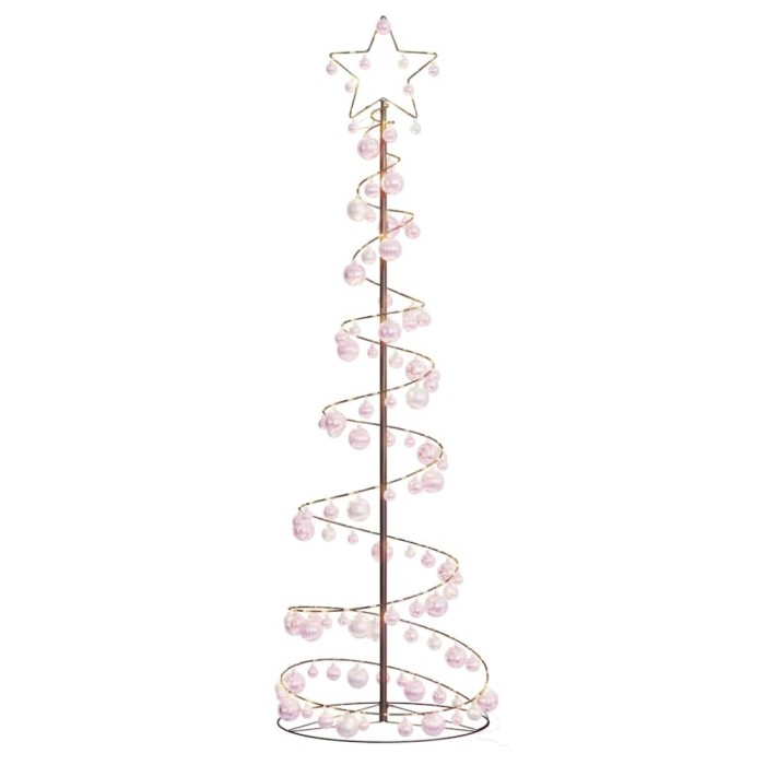 Pom de Crăciun cu LED-uri 120 LED-uri Alb Cald 180 cm