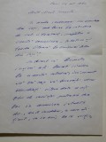 Autograf: Victor Iancu de la Alexandru Husar, Iasi, doua scrisori din 1960