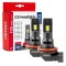 Set 2 leduri auto H8, H9, H11, H16 Canbus, 68W, 7646Lm, 6000k, 12V-24V, Amio