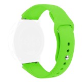Cumpara ieftin Curea silicon, compatibila Huawei Watch GT 4 41mm, telescoape Quick Release, Pastel Jade