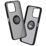 Husa Honor X6 Techsuit Glinth cu inel suport stand magnetic, negru