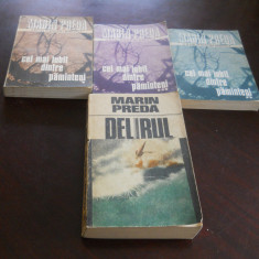 Set 4 vol.-2 romane Marin Preda- Cel mai iubit dintre pamanteni,1984, Delirul