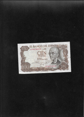 Spania 100 pesetas 1970 seria0476443 foto