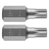Bit spline M8 x 30 mm din otel S2, set 2 buc, NEO TOOLS