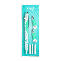 Stilou My.pen Style Caligrafie+3 Penite, Dimensiune 0,9/1,4/1,9, Frozen Glam - Cutie Eleganta Din Plastic foto