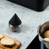 Cronometru de bucatarie din otel, 62x92 mm, 60 minute, gri, inox, Kinghoff