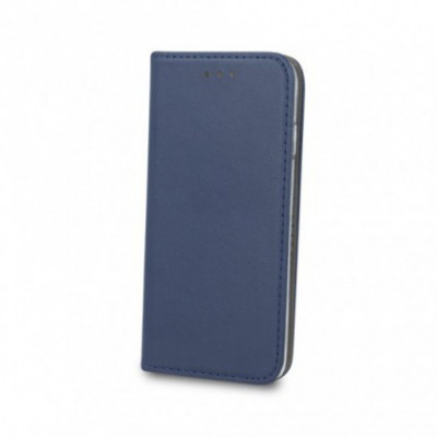 Husa Flip Carte/Stand Huawei P Smart, inch. magnetica Blue foto
