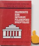 Momente din istoria filosofiei dreptului Constantin Stroe, Nicolae Culic