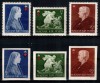 Ungaria 1942, Mi #696-698 A+B**, seria dantelata + nedantelata, Crucea Rosie, MNH. Cota 20 &euro;!, Organizatii internationale, Nestampilat