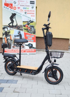 Trotinetă Electrică KuKirin C1 PRO 26Ah, 2025 &amp;bull; Autonomie 100 km &amp;bull; Viteză 45 km/h &amp;bull; 2 scaune foto