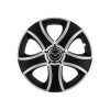 Set 4 Capace Roti 15 inchi (R15) Bis Gri-Negru, Compatibile Cu Mazda, Autohelix MSA