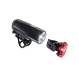 Set Lumini Bicicleta RFR Tour - 18 USB, Negru Ultimate FactoryBikes