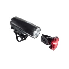 Set Lumini Bicicleta RFR Tour - 18 USB, Negru Ultimate FactoryBikes foto
