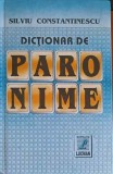 DICTIONAR DE PARONIME-SILVIU CONSTANTINESCU