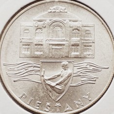 587 Cehoslovacia 50 Korun 1991 Pie&scaron;ťany km 155 argint