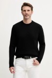 United Colors of Benetton pulover de l&acirc;nă culoarea negru, 103MU10B5