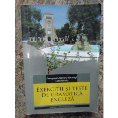 EXERCITII SI TESTE DE GRAMATICA ENGLEZA - Galateanu-Farnoaga, Deborah Parks