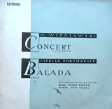 Disc Vinil Ion Voicu - Concert Nr. 2 Pentru Vioară Și Orchestră &Icirc;n Re Minor, Op. 22 / Balada -10" - Electrecord-ECD 83