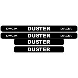 Set 4 Stickere Negre Pentru Praguri Dacia DUSTER