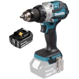 Makita DHP489Z + BL1830B - Masina de gaurit si insurubat cu percutie 73 Nm + Acumulator Li-Ion 18 V 3 Ah