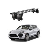 Bare transversale aluminiu pentru Porsche Cayenne 92A 2011-2017, plafon neted