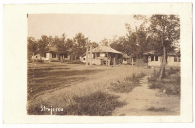 1268 - STRAJESCU, Vrancea, Romania - old postcard, real PHOTO - unused - 1918 foto