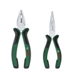 Bosch Set Clește Combinat și V&acirc;rf Ascuțit 180mm Otel Carbon Maner Bimaterial