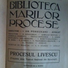 Biblioteca marilor procese. Procesul Livescu (an III, oct. 1925-ian. 1926, Nr 8)