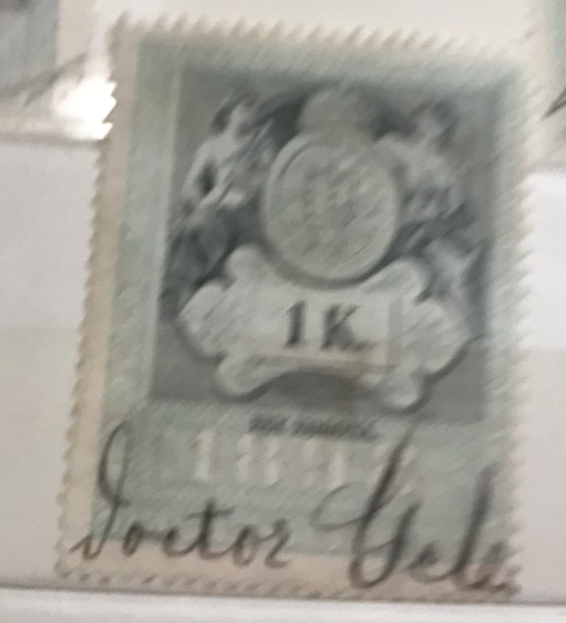 Timbre Austroungaria 1898 1 Koroana