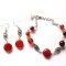 Set bijuterii femei bratara si cercei cu agate 39728