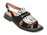 Sandale GRYXX negre, 22L914, din piele intoarsa
