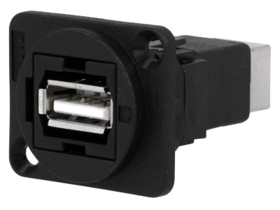 Conector adaptor USB A la USB B 2.0 foto