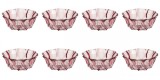 Set boluri, 8 piese, 290 ml, Plastic, Mov