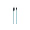 Cablu date incarcare Lightning 1m 2.4A Well flux lumina albastra