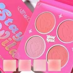 Paleta de Blush, KEVIN&amp;amp;amp;COCO, 4 Culori Stay Wild, 12.2 x 12.2 x 0.9 cm foto