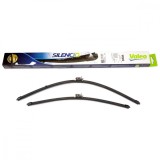 Set stergatoare auto Silencio Xtrm Flat Mercedes Clasa Cla (C117), 08.2015-2019; Clasa Cla (C118), 03.2019-12.2021; Clasa A (W176), 08.2015-08.2018;, Valeo
