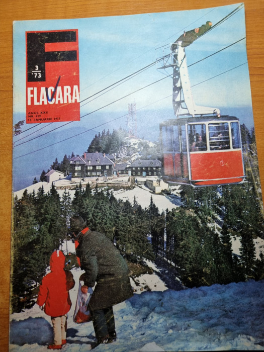 flacara 13 ianuarie 1973-barajul goranu,uzina grivita rosie,ilie nastase