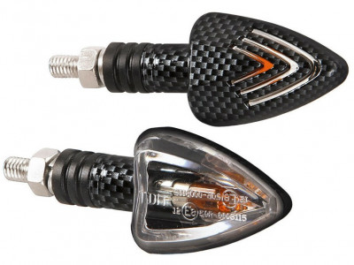 Set 2 Buc Semnalizare Moto Lampa Focal LAM90066 foto