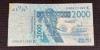 Bancnota Senegal 2000 Franci CFA, Statele Vest Africane, Anul 2003. Bancnota Africa de Vest