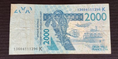 Senegal / Statele Vest Africane - 2000 Francs / franci (2003) foto