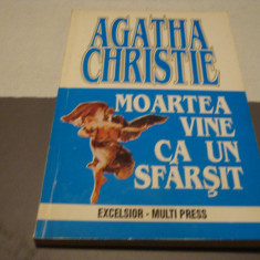 Agatha Christie - Moartea vine ca un sfarsit - Excelsior Multi Press - 1995