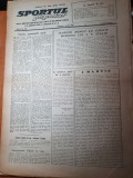 sportul popular 6 martie 1954-fotbal progresul oradea,sah,schi la poiana brasov
