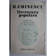 Literatura populara &ndash; M. Eminescu