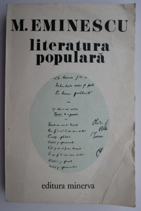 Literatura populara &ndash; M. Eminescu