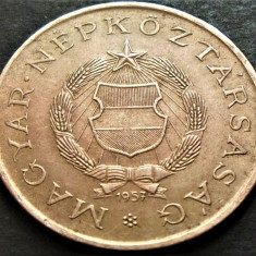 Moneda 2 FORINTI - RP UNGARA / UNGARIA COMUNISTA, anul 1957 *cod 3244