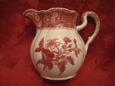 CARAFA PORTELAN ENGLEZESC SPODE MODEL CAMILLA 1 LITRU foto